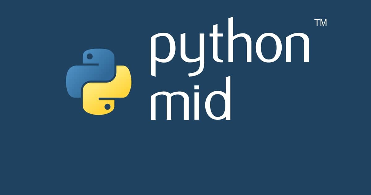 Python միջին մակարդակ