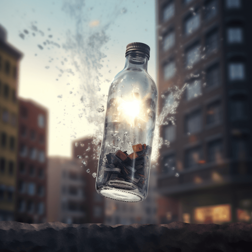 martin97_a_small_glass_bottle_falling_from_a_bulding_51bfe528-0662-48ef-bd62-d3c97ecba7a1.png