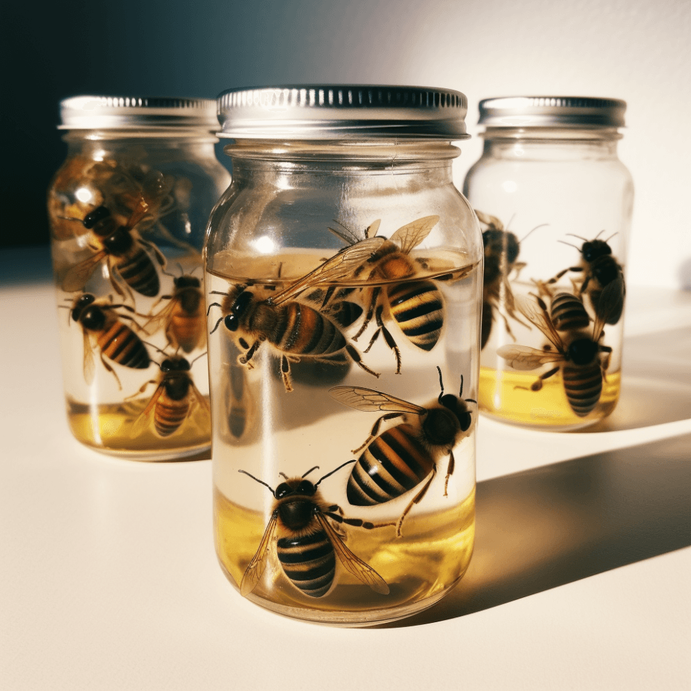 martin97_several_jars_of_bees_inside_the_closed_jars_217b8582-d97b-4263-ae9f-096a3c789d87.png