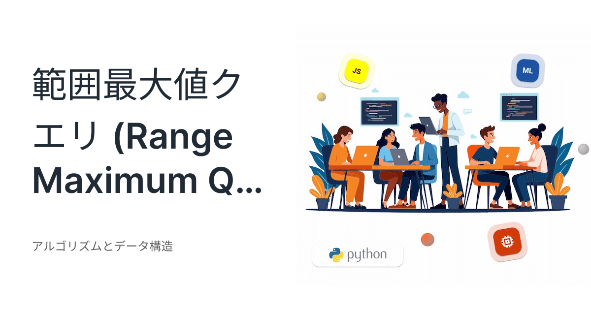 範囲最大値クエリ (Range Maximum Queries) • アルゴリズムとデータ構造