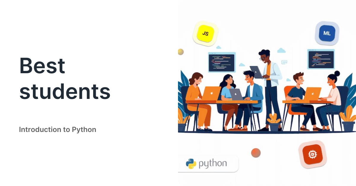 Best students • Introduction to Python
