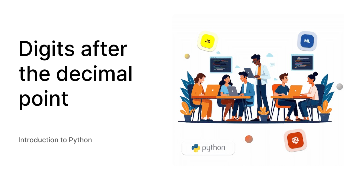 Digits after the decimal point - Introduction to Python