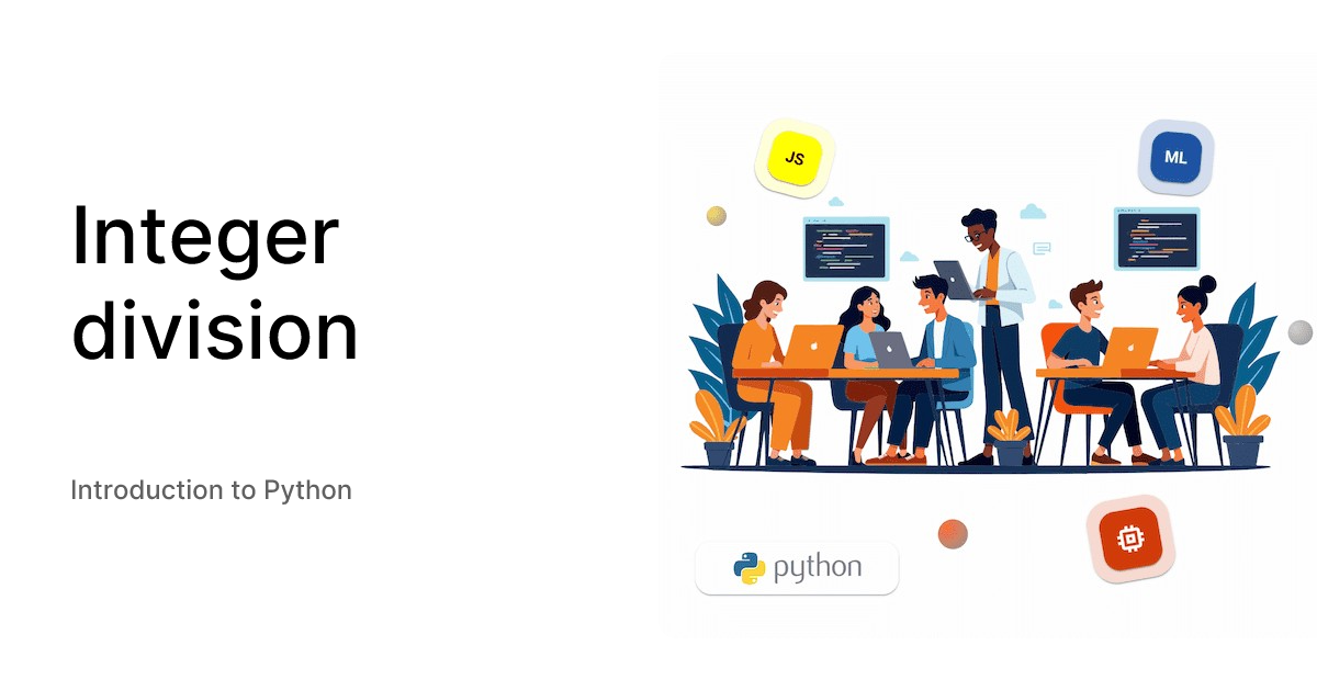 Integer division - Introduction to Python