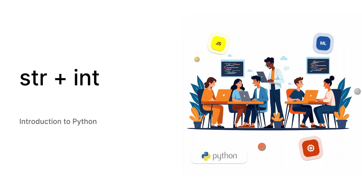 str + int - Introduction to Python