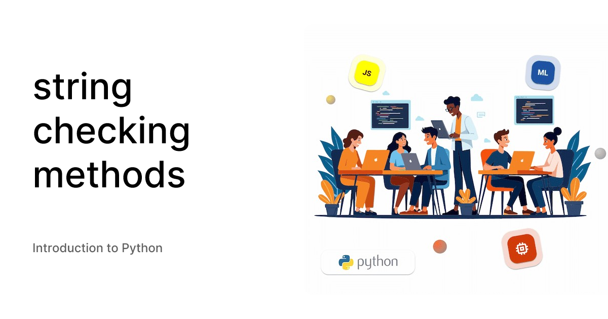 string checking methods - Introduction to Python