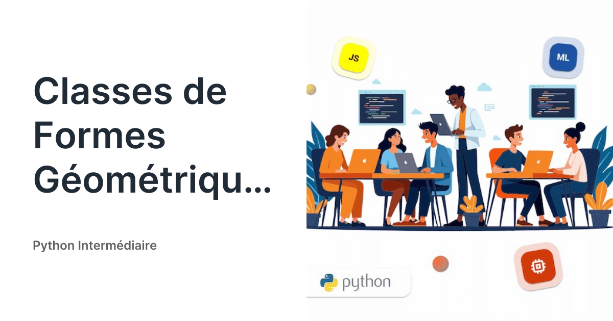 Classes de Formes Géométriques 2D - Python Intermédiaire
